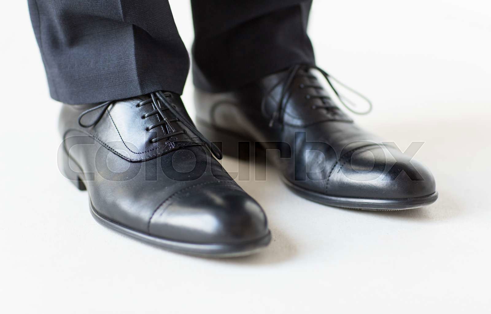 People business fashion and footwear concept close up of Colourbox