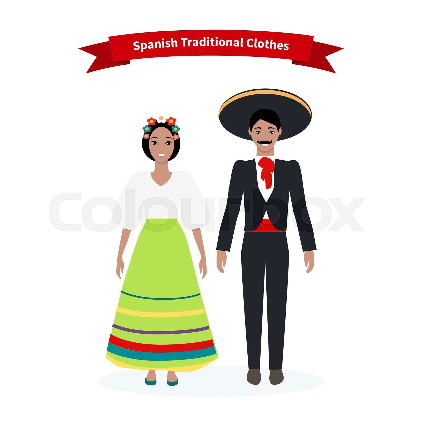 National costume of spain male and female best sale