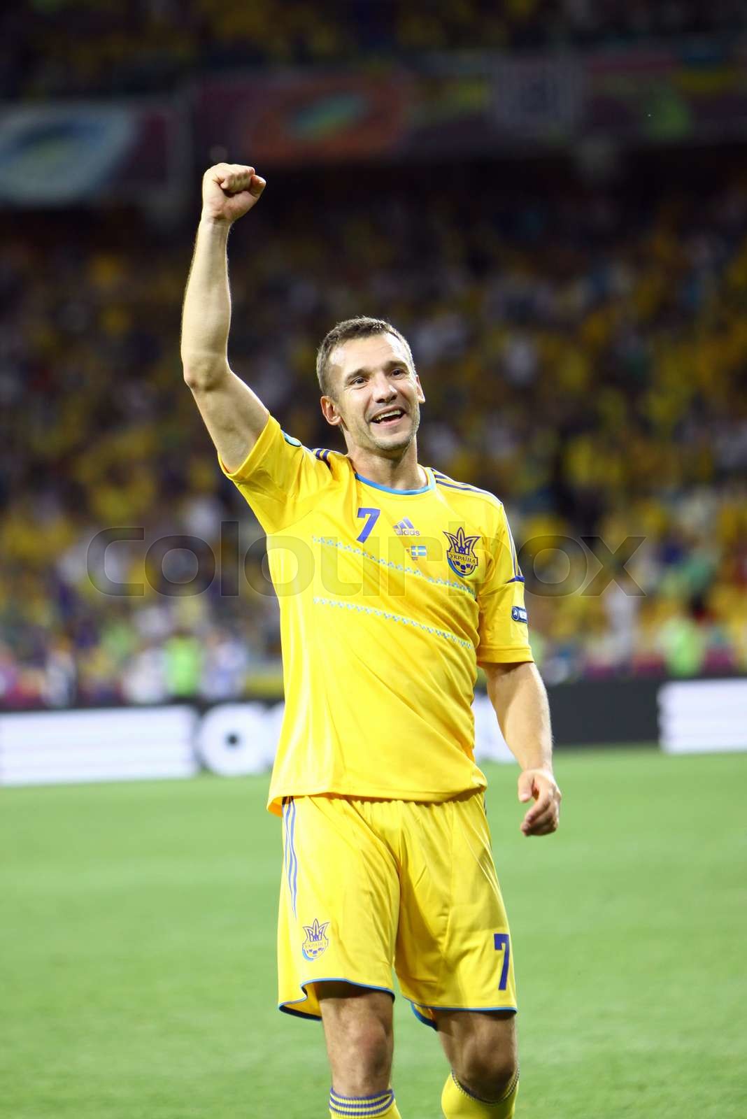 KYIV, UKRAINE - JUNE 11, 2012: Andriy Shevchenko of Ukraine