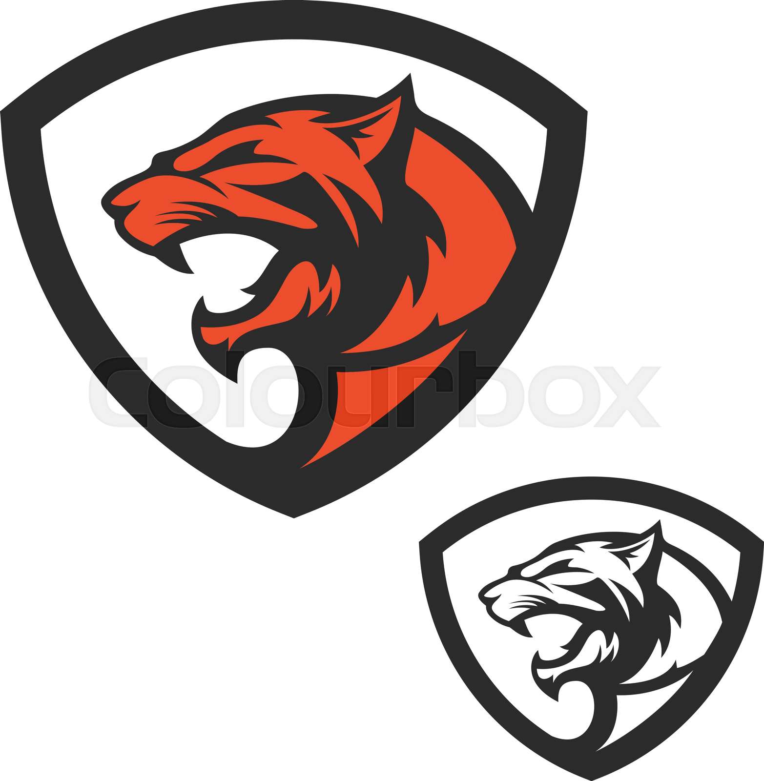 Red and black pumas emblem sales