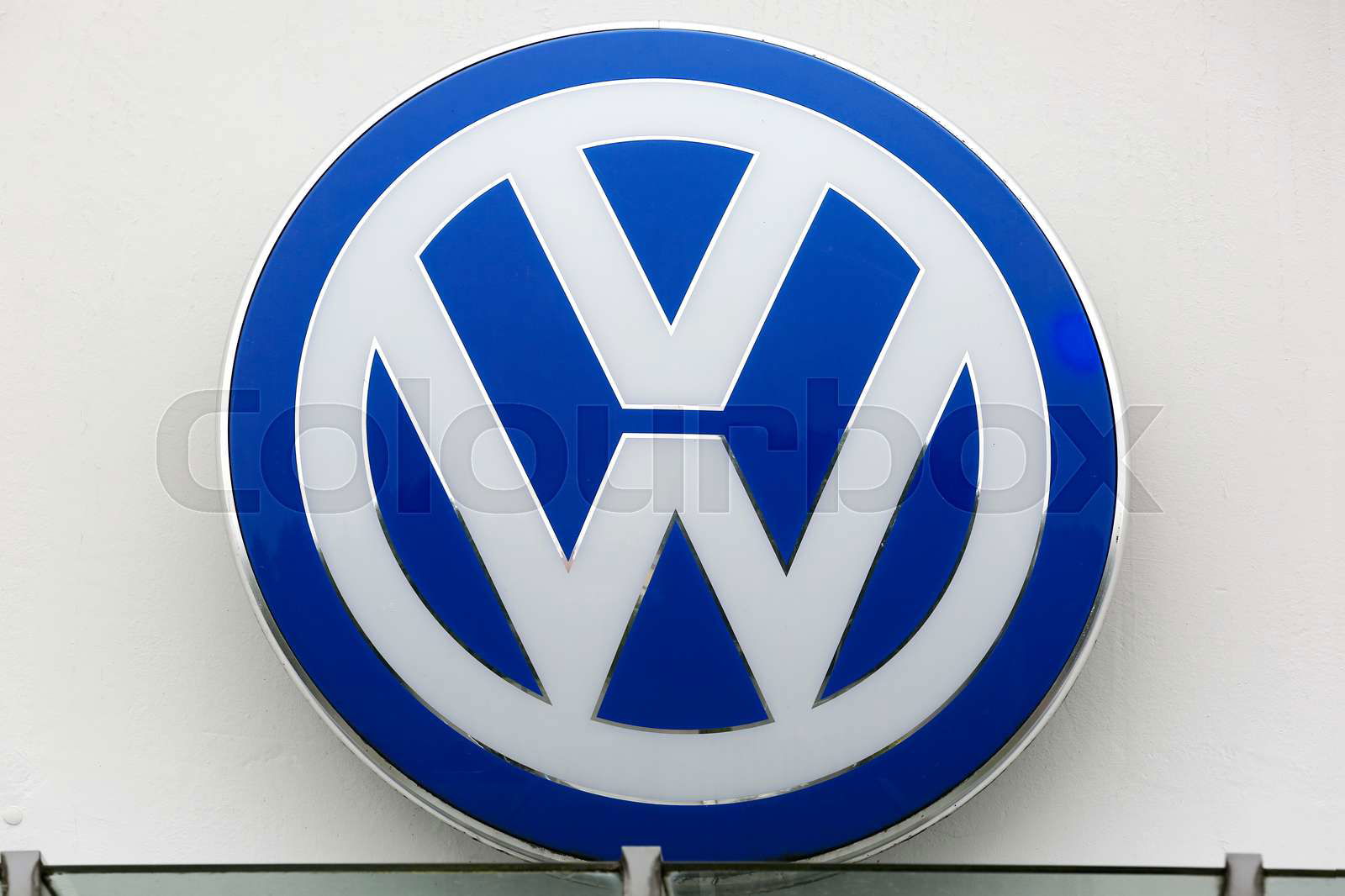 Berlin, Germany - June 24, 2023: Volkswagen logo on a Volksw