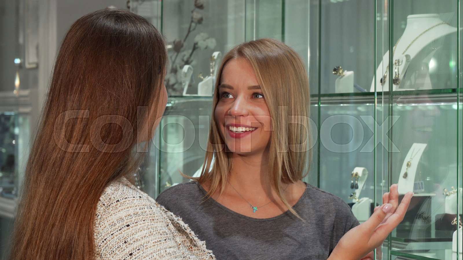 Buying jewelry for a female friend store