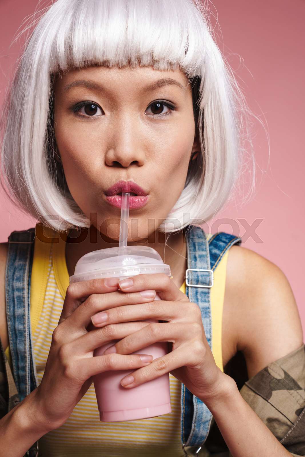 milkshake pink wig