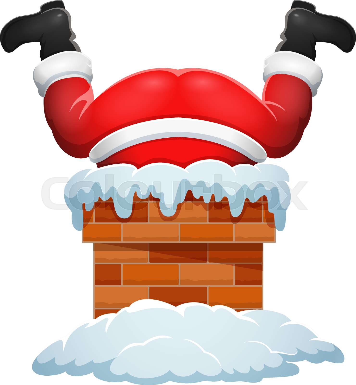 Santa in the chimney sales