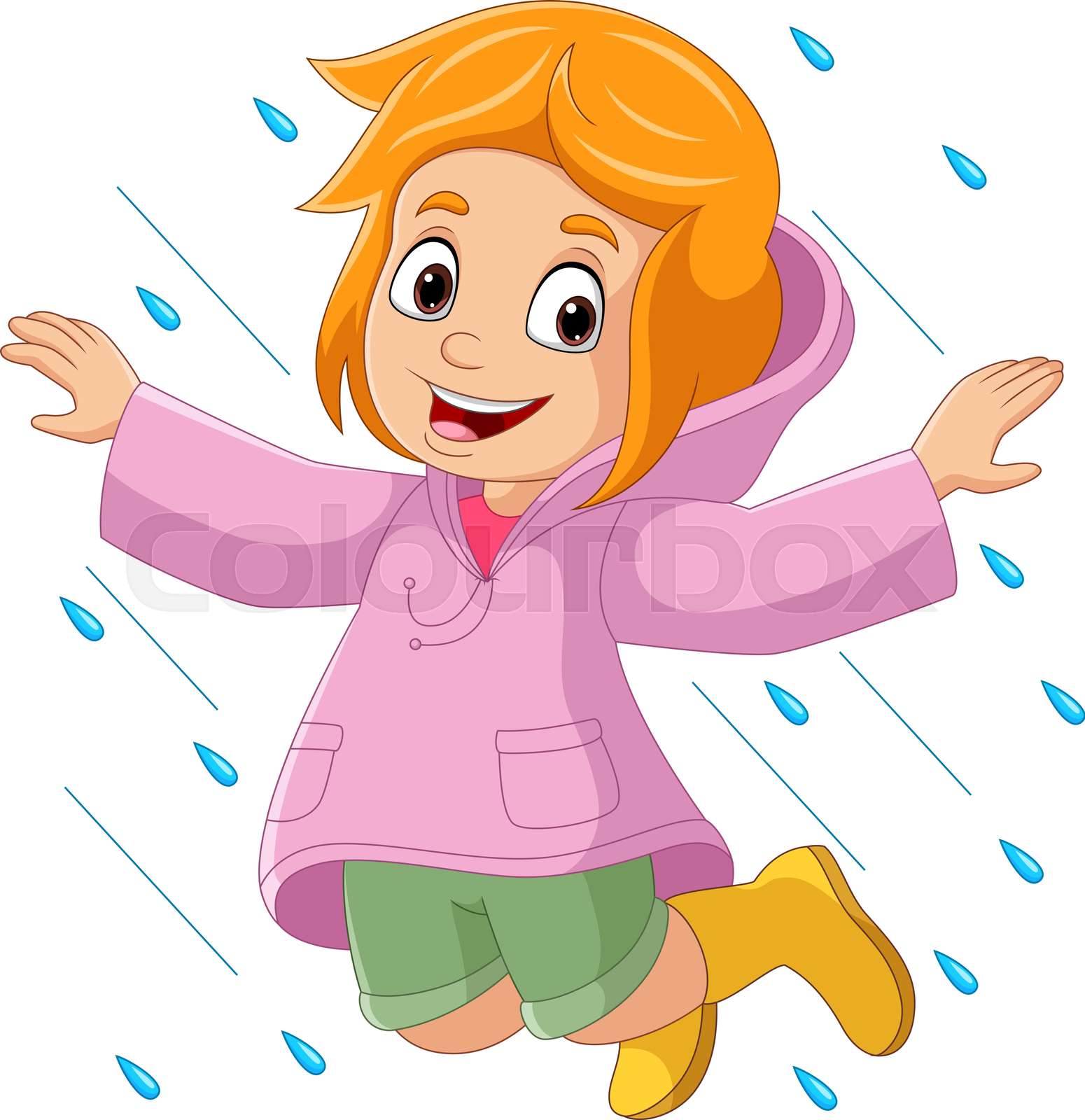 Little girl raincoat and boots clearance