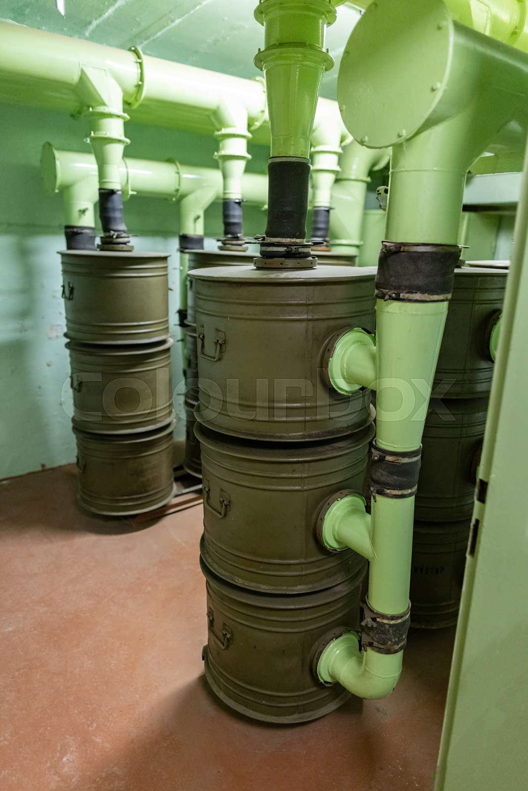 Air filtration and ventilation system from chemical threats Colourbox