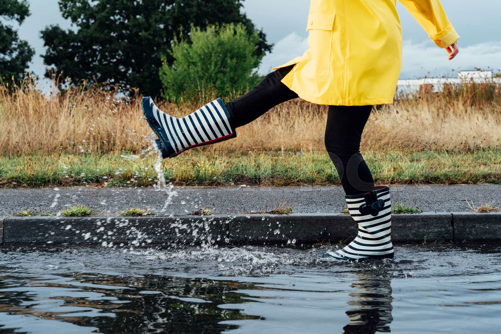Yellow water boots sales