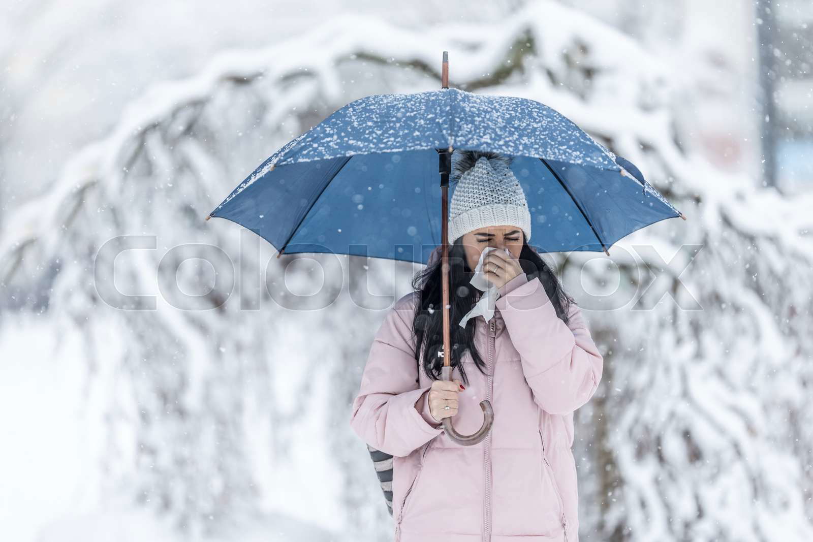 Holding umbrella hotsell