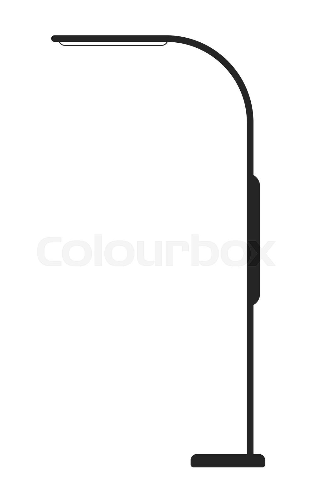 Street light post drawing sales
