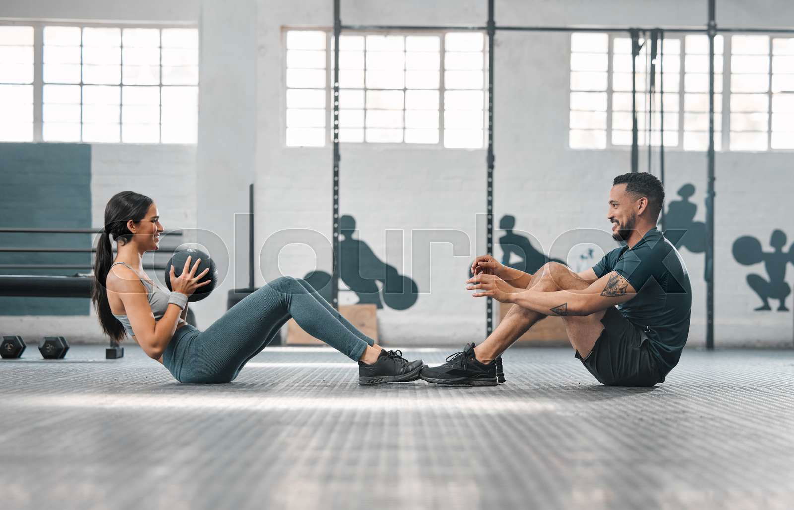 Gym workout couple hotsell