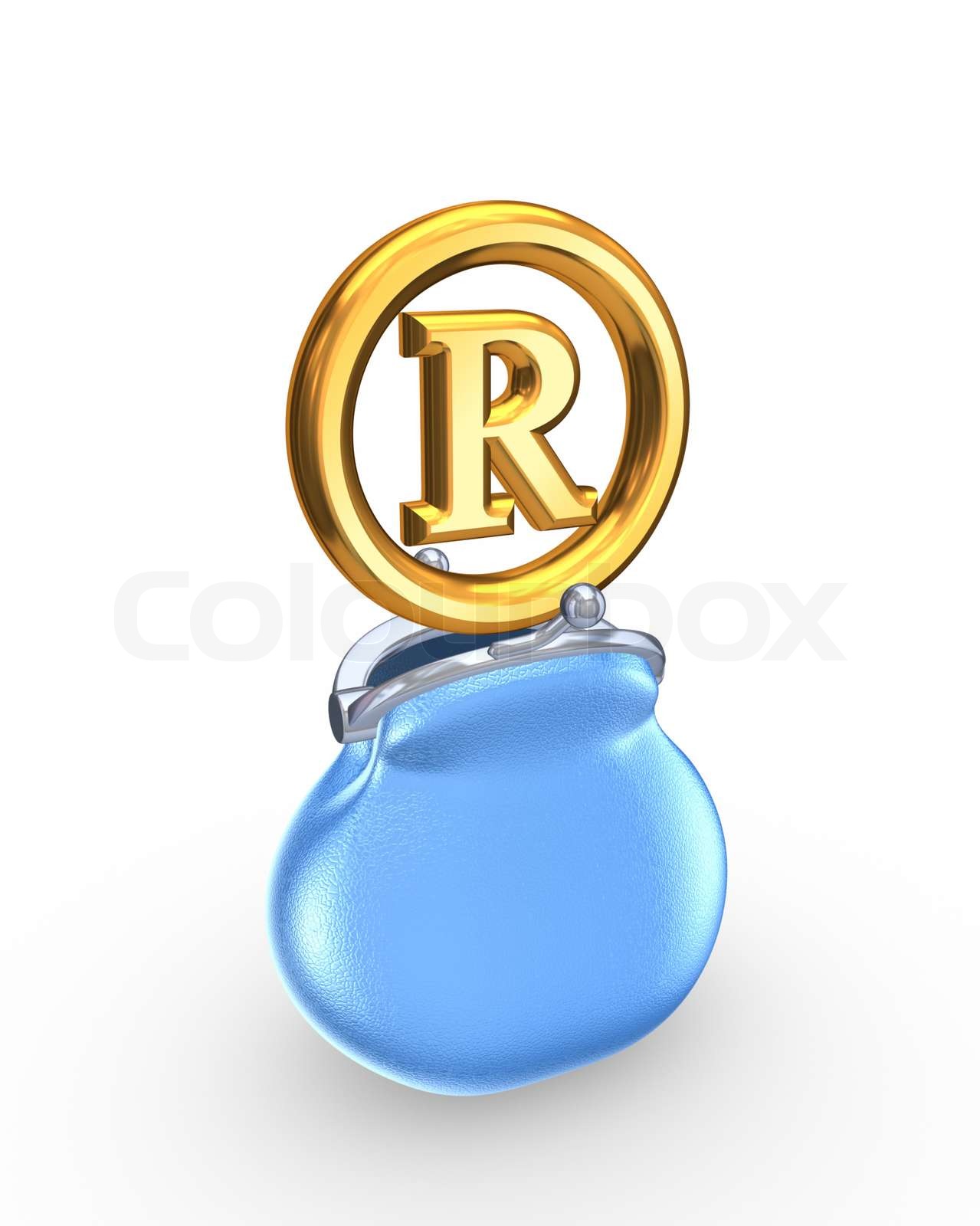 Purse with r logo sales