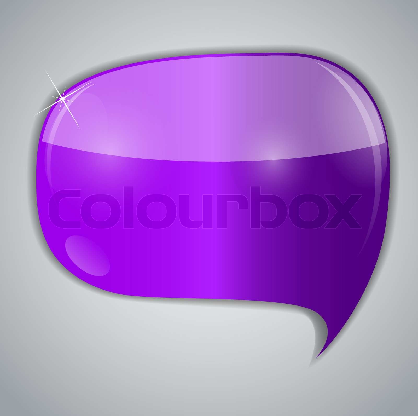 Speech bubbles vector illustration colourbox